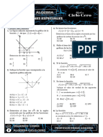 Álgebra Ciclo Cero - Taller de Álgebra - Funciones Especiales