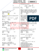 Álgebra 08 Anual