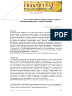 Oswald de Andrade e Arnaldo Antunes Poéticas Criativas Na Era Da Reprodutibilidade Técnica, Digital e Dialógica