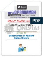 Ancient History 03 - Daily Class Notes - UPSC Prarambh 2026