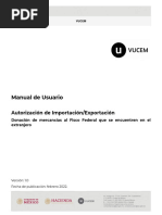 Manual de Usuario - Donacion de Mercancias Al Fisco Federal