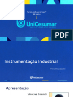 Slide Aula 1-Instrumentação - Industrial