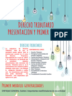 Primer Modulo y Presentacion Introduccion Derecho Tributario