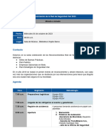 Minuto A Minuto - Reconocimiento de La Red de Seguridad Vial 2023