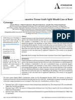 Free Gingival and Connective Tissue Graft Split Mouth Case of Root Coverage