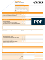 Deakin Application Checklist