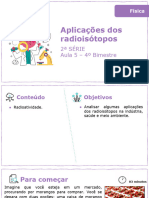 Aplicações Dos Radioisótopos: 2 Série Aula 5 - 4º Bimestre