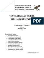 Estrategias Entre Organizaciones