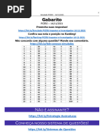 3º Simulado - PC-RJ - Gabarito