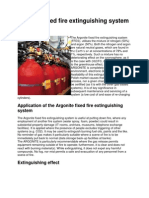 Argonite Fixed Fire Extinguishing System