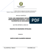 (Cédula Integral de Caracterización Estática y Dinámica