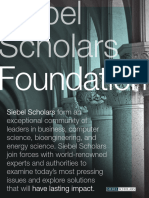 2016 Siebel Scholars Brochure - 7-25-16 Spreads