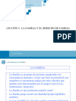 LECCIÓN 4. FAMILIA y EL DERECHO DE FAMILIA