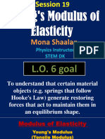 Session (19) LO6 - Young - S Modulus of Elasticity