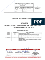 GPS-ES.15. Estándar. Identificación Vehículos SPCC y Empresas Contratistas