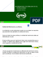 Nulidad Del Matrimonio Celebrado en El Extranjero 