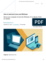 How To Dual-Boot Linux and Windows