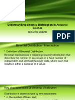 Understanding Binomial Distribution in Actuarial Science