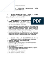 Documento de Estudio, Parte Tres, Derecho Constitucional