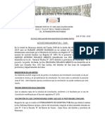 Acta Por Inasistencia de Ambas Partes #051-2019 Exp. 056-2019