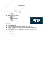 Propositionallogicoutline