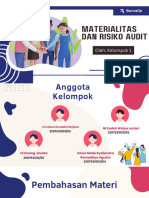 Kelompok 1 - Materialitas Dan Risiko Audit