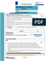 Lesson Plan Gr. 7 Mathematics Term 1 Week 5 Common Fractions