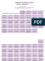 Programme - Débutant