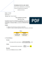 Ejercicios Resueltos de Indicadores de Gestión