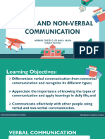 OCC Lesson 7 - Verbal and Nonverbal Communication