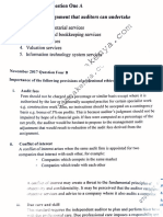 Mock Examination Answers Auditing and Assurance November 22 2022