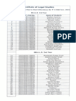 Student Stopped List Due Short Attendance