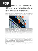 La Historia de Microsoft Office