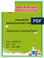 Chemistry Investigatory Project (NIVETHA)