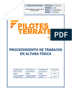 P-23110-01 Procedimientos de Trabajos en Altura Física - Comentado