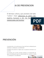 Cultura Preventiva y Psicoprevencion