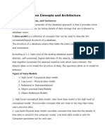 DBMS Chapter2 Concepts and Architecture