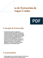 Métodos de Extracción de Drogas Crudas