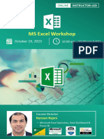 MS Excel Workshop - One Day Training