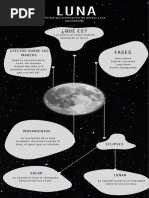 Infografía Fases de La Luna Clásica Negra