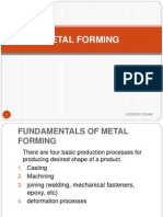 Fundamentals of Metal Forming