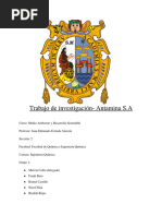 Trabajo de Investigación - Antamina S.A - Grupo 1