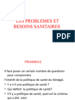 Les Problemes Et Besoins Sanitaires