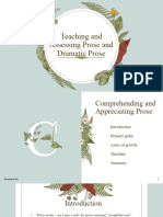 Teaching and Assessing Prose and Dramatic Prose - HH