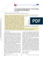 Short Cyclic Structures in Polymer Model Networks A Test of Mean Field Approximation by Monte Carlo Simulations