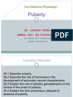 Puberty Physiology - Dr. Dinesh