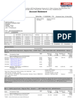 Account Statement: Folio No.: 11323206 / 73