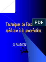 Techniques de L ' Assistance M É Dicale À La Procr É Ation