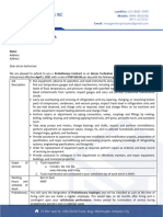 Aircon Technician Sample Contract