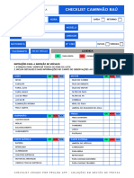 Checklist Caminhao Bau